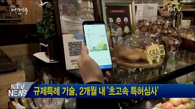 규제특례 기술, 2개월 내 '초고속 특허심사'