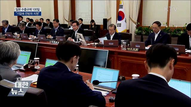 "일본 수출규제 대응 잘해···전방위 지원"