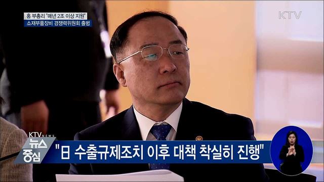 홍 부총리 "핵심전략 품목 안정적 확보"