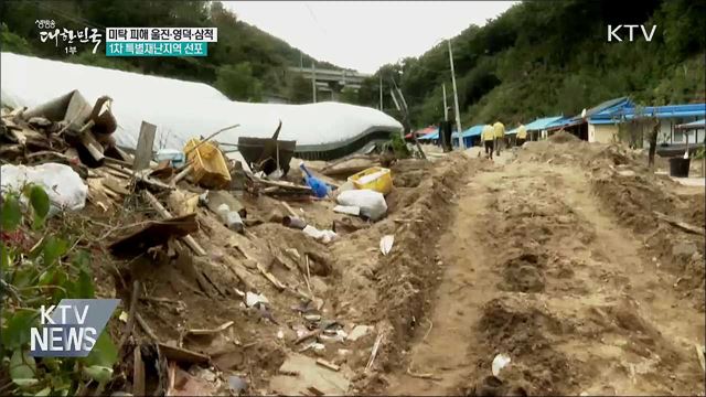 '미탁' 피해 울진·영덕·삼척, 특별재난지역 선포