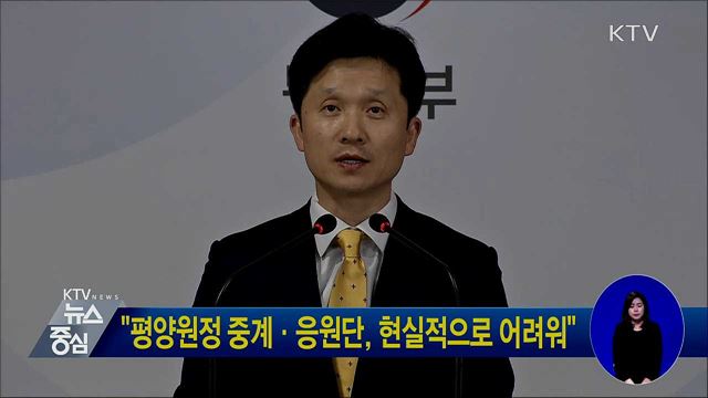 "평양원정 중계·응원단, 현실적으로 어려워"