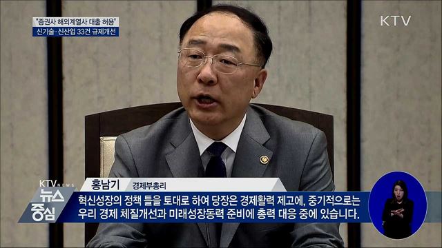 신기술·신산업 33건 규제개선