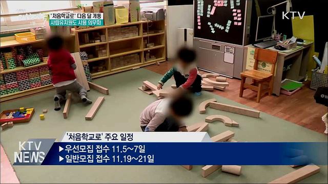 '처음학교로' 다음 달 개통···사립유치원도 의무화