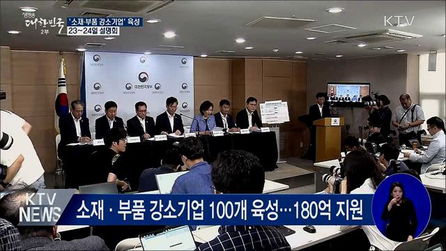 '소재·부품 강소기업' 육성···23~24일 설명회