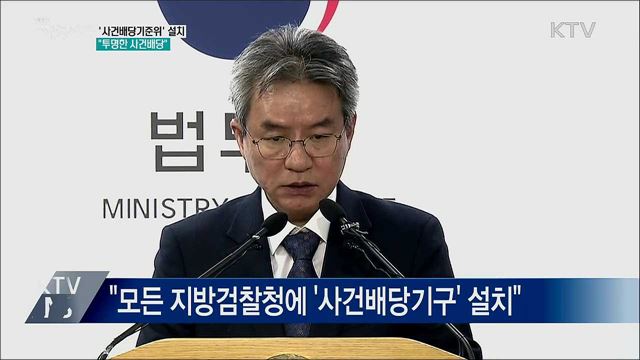 '사건배당기준위' 설치 권고···"투명한 사건배당"