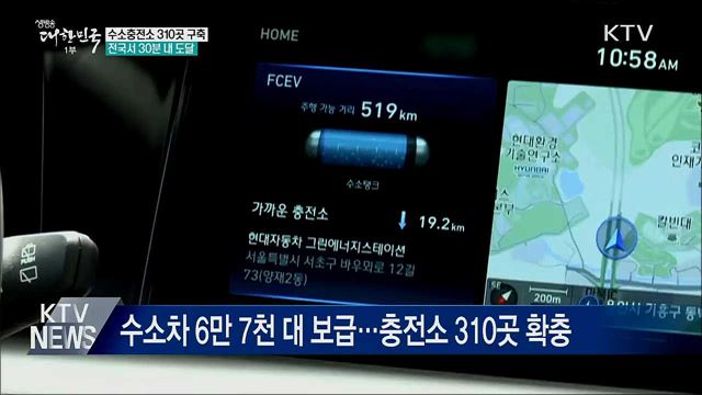 2022년까지 수소충전소 310곳 구축···전국서 30분 내 도달