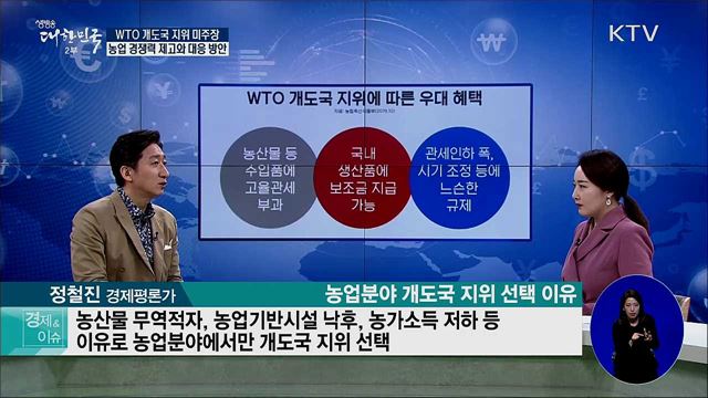 WTO 개도국 지위 미주장···농업 경쟁력 제고와 대응 방안 [경제&이슈]