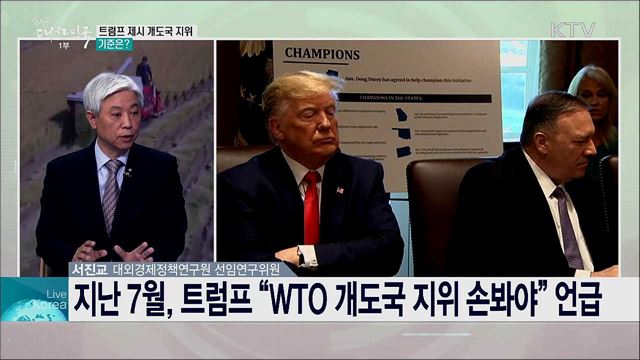 WTO 개발도상국 특혜 관련 정부 입장과 대응 방안은?