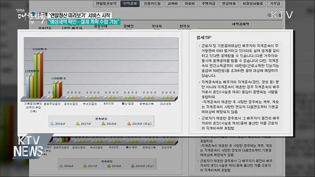 '연말정산 미리보기' 시작···"예상세액 확인 가능"