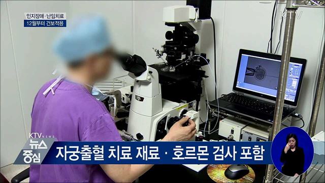 12월부터 인지장애·난임치료 건보적용