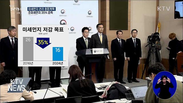 2024년까지 초미세먼지 35% 감축···종합계획 수립
