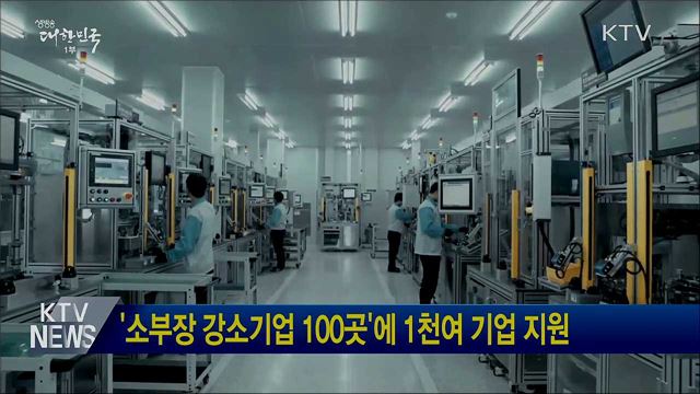'소부장 강소기업 100곳'에 1천여 기업 지원
