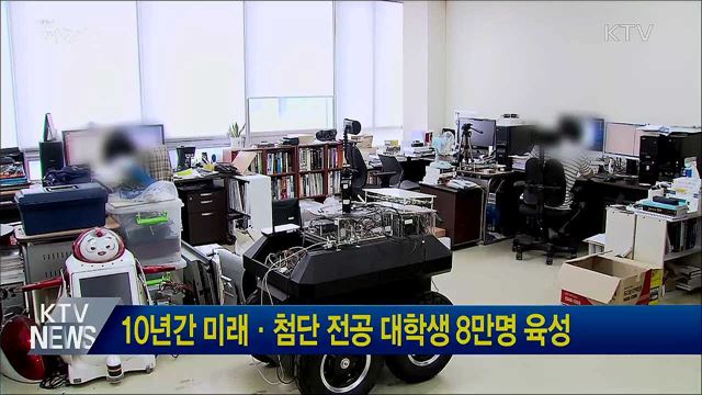 10년간 미래·첨단 전공 대학생 8만명 육성