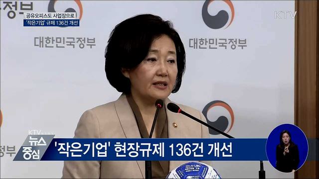 공유오피스도 사업장으로···'작은기업' 규제 개선