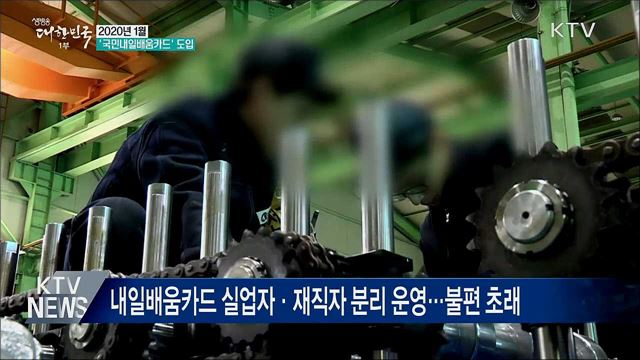 '국민내일배움카드 '도입···"지원 대상·금액 확대"