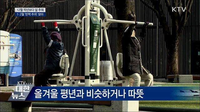 올겨울 평년 수준 추위···'반짝 추위' 잦아