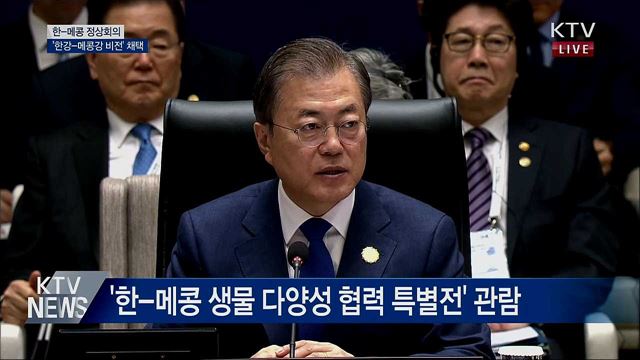한-메콩 정상회의···'한강-메콩강 비전' 채택