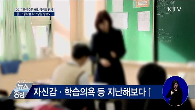 중·고등학생, 학교생활 행복도↑