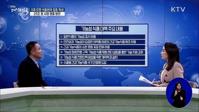 5대 유망 식품분야 집중 육성, 25조원 시장 창출 방안 [경제&이슈]