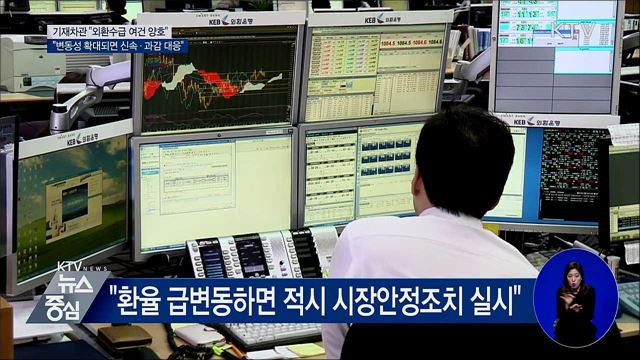 기재차관 "변동성 커지면 신속·과감하게 대응"