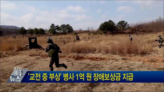 '교전 중 부상' 병사 1억 원 장애보상금 지급