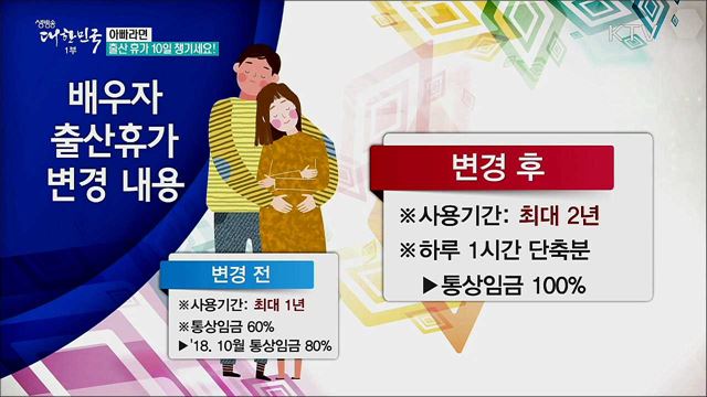 아빠라면 출산 휴가 10일 챙기세요! [정책톡! 돈이툭!]
