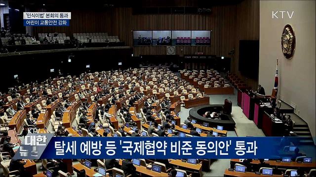 '민식이법' 본회의 통과···어린이 교통안전 강화
