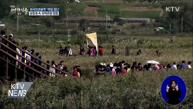 외국인관광객 '역대 최다' 예상···관광산업 성장세