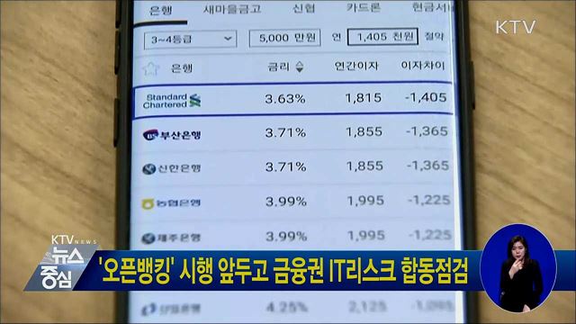 '오픈뱅킹' 시행 앞두고 금융권 IT리스크 합동점검
