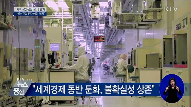 "서비스업 생산·소비 완만한 증가···수출 제약"