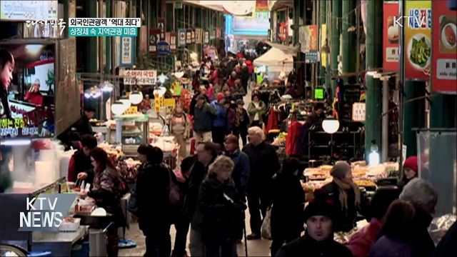 외국인관광객 '역대 최다' 예상···관광산업 성장세