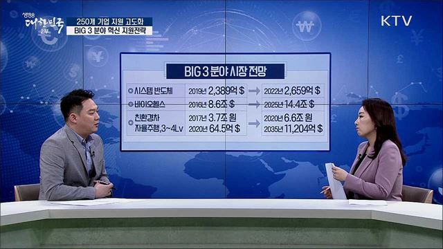 250개 기업 지원 고도화···BIG 3 분야 혁신 지원전략은? [경제&이슈]