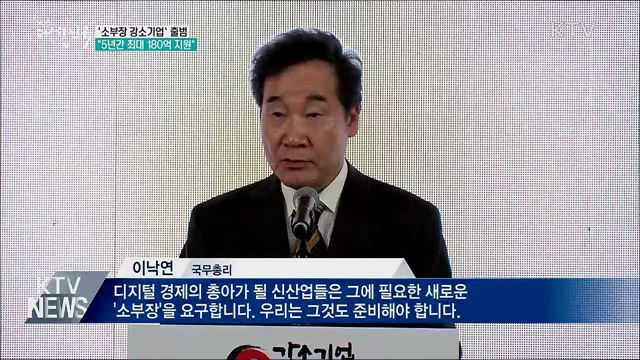 '소부장 강소기업' 출범···"5년간 180억 지원"