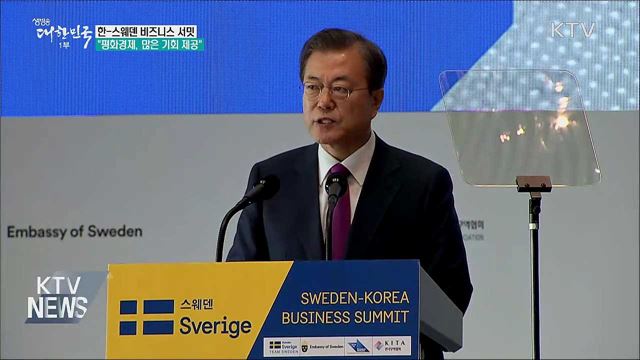 한-스웨덴 비즈니스서밋···"평화경제, 많은 기회 제공"