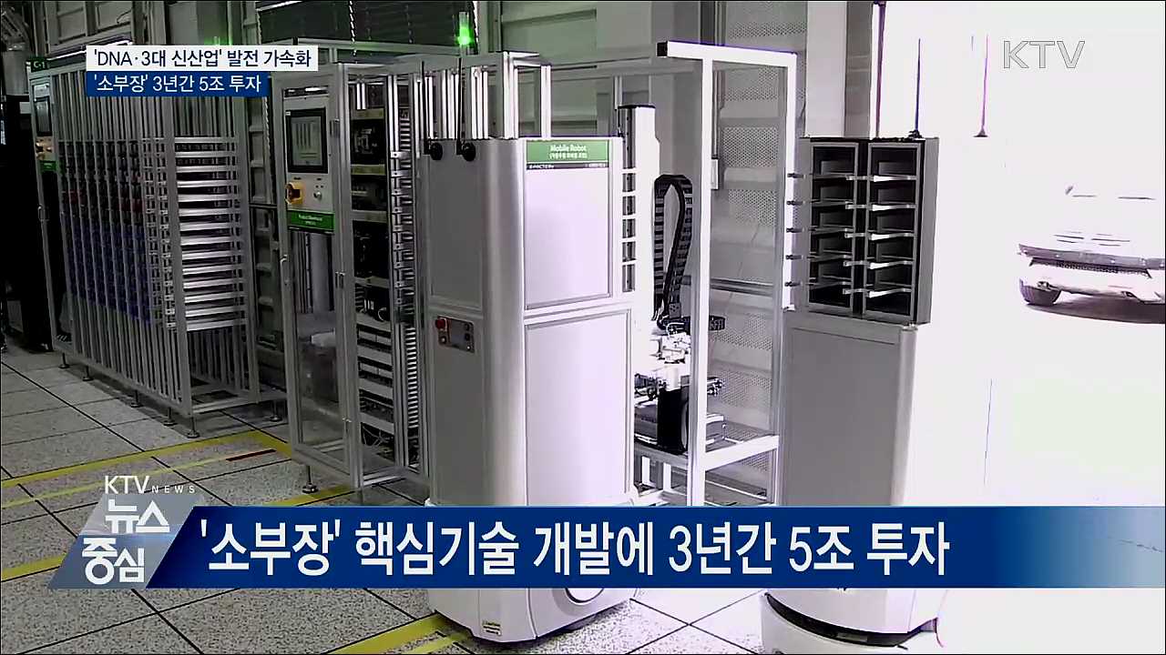 혁신동력 강화···'소부장' 내년부터 3년간 5조 투자