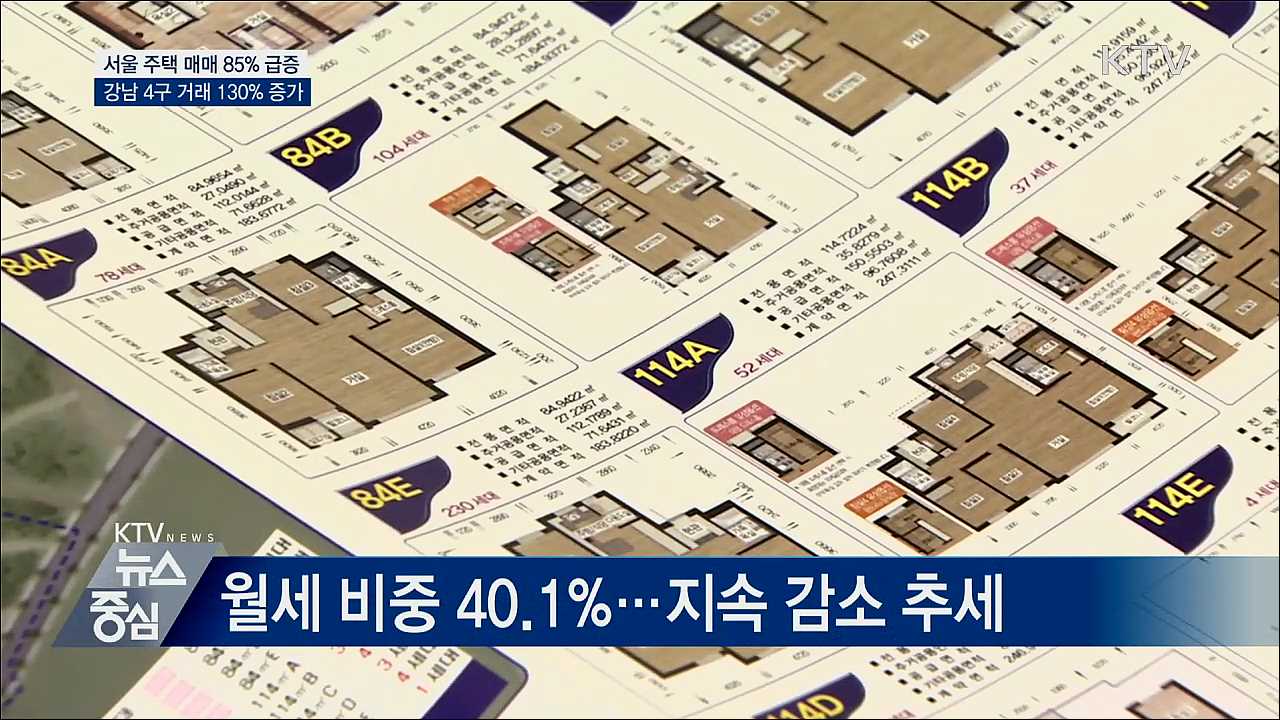 지난달 서울 주택 매매, 지난해보다 85% 급증