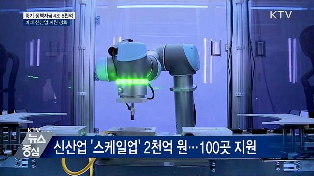 중기 정책자금 4조 6천억 원···신산업 지원 강화