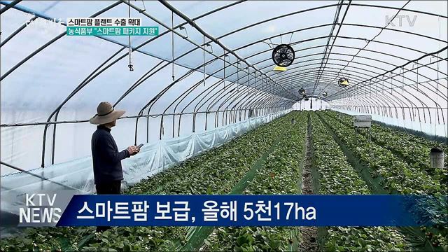 스마트팜 수출 지원···2025년까지 3억달러 목표