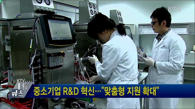 중소기업 R&D 혁신···"맞춤형 지원 확대"