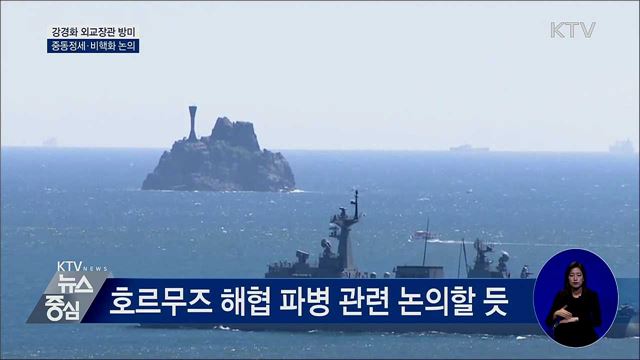 강경화 외교장관 방미···중동정세·비핵화 논의