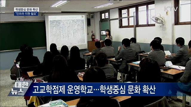 "학생중심 문화 확산···인프라 지원 필요"