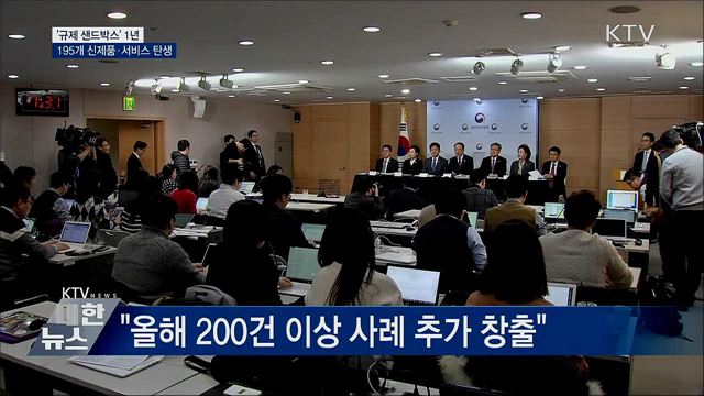 '규제 샌드박스' 1년···195개 신제품·서비스 탄생