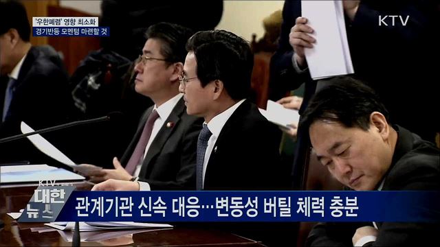 "우한폐렴 영향 최소화···경기반등 모멘텀 마련"