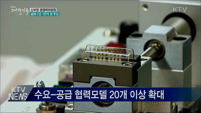 올해 '소재·부품·장비'에 2조 1천억 원 투입