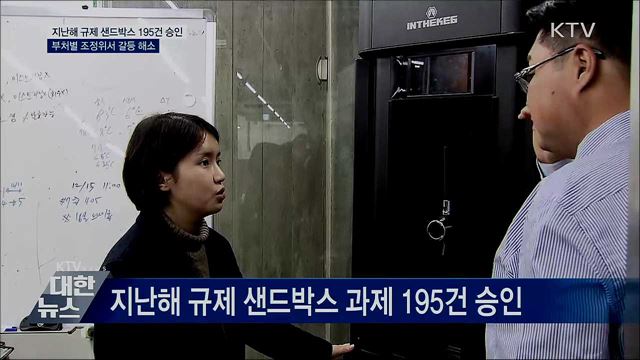 '규제 샌드박스'195건···부처별 조정위서 갈등 해소