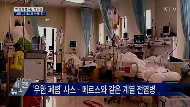 '우한 폐렴' 예방이 최선···"외출 시 마스크 착용해야"