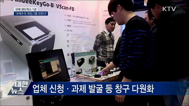 규제 샌드박스 1년···"규제수리 워킹그룹 만든다"