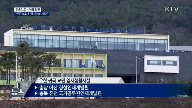 신속치료·거리 감안···"인근으로 전염 가능성 없어"