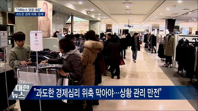 "가짜뉴스 엄정 대응···과도한 경제 위축 안돼"