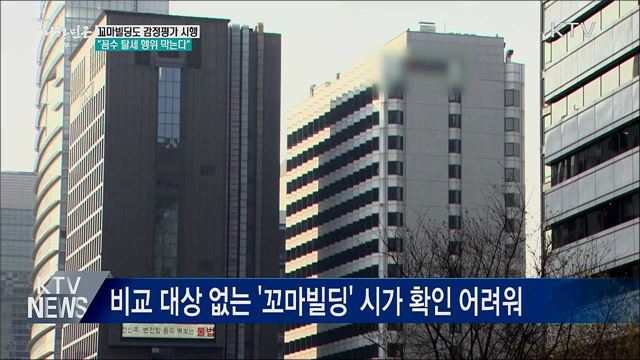 '꼬마빌딩' 꼼수 탈세 막는다···감정평가 시행